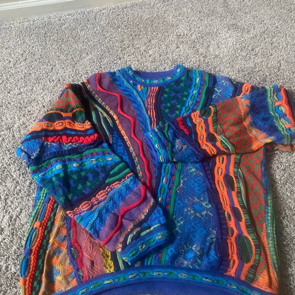 Men's Vintage Tundra Canada 3D Knit Sweater - Multicolor